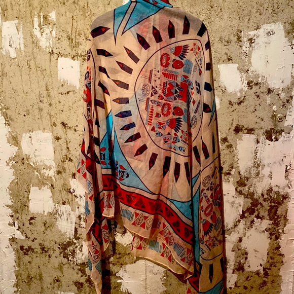 Extra Long and Extra Large Rectangular Scarf NeverUsed - Picture 1 of 12